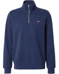 Levi's - Levis Sweatshirt Original Housemark Quarter-Zip Pullover - Lyst