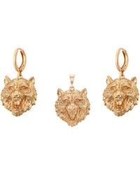 faina - Schmuckset: Ohrringe Und Anhänger - Lyst
