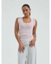 Seamless Basic - Top Flounce - Lyst