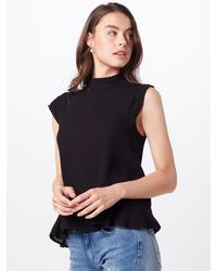 ONLY Bluse 'EMMA SMOCK' - Schwarz