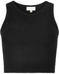 Apricot - Racer Knitted Crop Top - Lyst