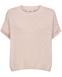 Numph - Strickpullover Mit Halbarm Nulisana Pullover - Lyst
