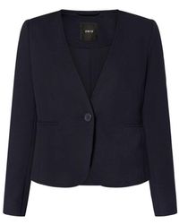 Zero - Blazer Mit Paspeltaschen - Lyst