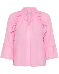 Kaffe - Bluse Kaflora - Lyst