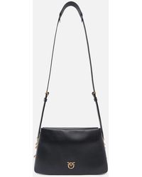 Pinko - Umhängetasche Mini One, Two, Three Bag Aus Leder - Lyst