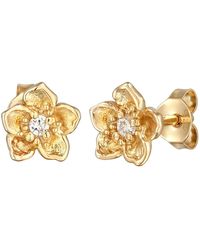 Elli Jewelry - Ohrringe Blume - Lyst