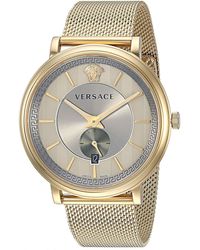 Versace - Analoguhr V-Circle - Lyst