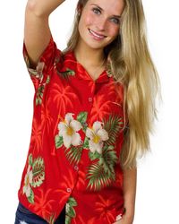 King Kameha - Bluse Small Flower - Lyst