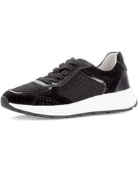 Gabor - Keilsneaker, Freizeitschuh, Halbschuh, Schnürschuh, Kontrastbesatz an der Ferse - Lyst