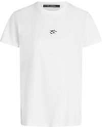 KARL LAGERFELD - T-Shirt Autograph - Lyst