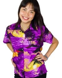 King Kameha - Bluse Surf - Lyst