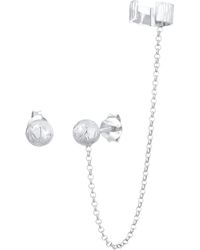 Elli Jewelry - Ohrringe Earcuff, Kugel, Geo - Lyst