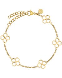 GOOD.designs - Allergikerfreundliche Armkette Kleeblatt - Lyst