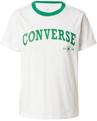 Converse - T-shirt 'retro ringer' - Lyst