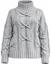 Worldclassca - Strickjacke Strick Pullover Mit Stehkragen - Lyst