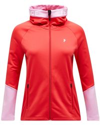 Peak Performance - Fleecejacke W Rider Zip Hood - Lyst