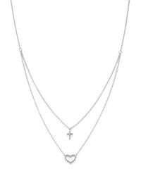 Firetti - Kette Kreuz & Herz - Lyst