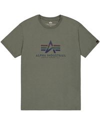 Alpha Industries - Shirt Basic Logo - Lyst