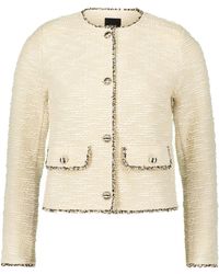 Zero - Blazer Bouclè Mit Knöpfen - Lyst