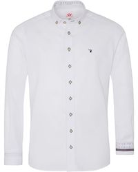 Spieth & Wensky Trachtenhemd 'tirol' - Weiß