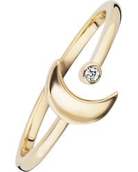 Caï - Ca Ring Halbmond, Moon & Stars, C7360R/90/03 - Lyst