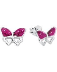 Amor - Ohrstecker Schmetterling - Lyst