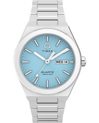 Timex - Analoguhr Q Continental Day And Date - Lyst
