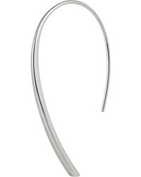 Fossil - Paar Ohrhaken »Bevel Hoop, Fashion, JF01702040« - Lyst