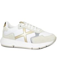 Munich - Sneaker Low 4191005 05 Mamba Bianco Scarpe Donna Sneakers Lacci Pelle - Lyst