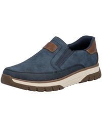 Rieker - Slip-On Sneaker Slipper, Halbschuh, Freizeitsneaker mit Kontrastbesatz - Lyst