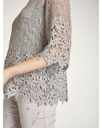 heine Spitzenbluse - Mettallic