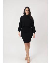 Elara - Set: Kleid Und Sweatshirt - Lyst