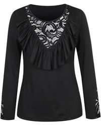 LAPA PLUS - Top Lace Shirt - Lyst