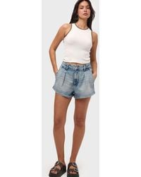 its basic - Its Basic Jeans Mini Denim Short - Lyst
