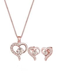 Elli Jewelry - Schmuckset Heart - Lyst