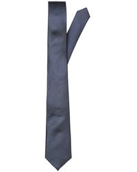 SELECTED Seiden krawatte - Blau
