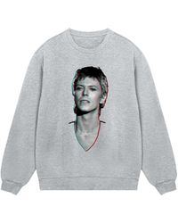 F4NT4STIC - Sweatshirt Tv Times Pop Star David Bowie Portrait 1977 - Lyst