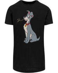 F4NT4STIC - Long cut t-shirt 'disney susi und strolch spaghetti heart' - Lyst