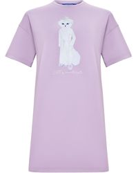 CAT by maniita lacitta - Shirtkleid Mit Katzenprint Spa Cat - Lyst