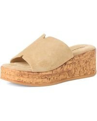 Tamaris - Aus Leder Keilabsatz 1-27228-44 Keilpantolette - Lyst