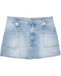 Pull&Bear - Röcke W3 Mini Falda Carpenter - Lyst