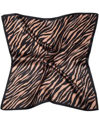 MayTree - Schal Seidentuch Zebra - Lyst