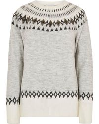 Apricot - Pullover Fair Isle Gem - Lyst