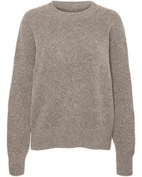 Vero Moda - Strickpullover VMBOOM LS O-NECK PULLOVER GA NOOS - Lyst
