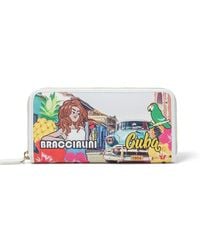 Braccialini - Portemonnaie Cuba Postcards Wallet - Lyst