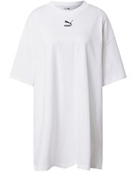 PUMA Classics T-Shirt-Kleid - Weiß