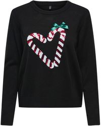ONLY - Pullover Onlxmas Shine - Lyst