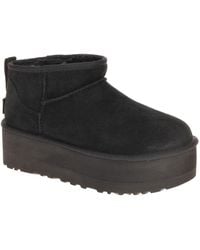UGG - Boots Classic Ultra Mini Platform Stiefel - Lyst