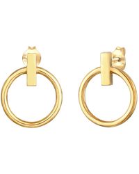 Elli Jewelry - Ohrringe Geo, Kreis - Lyst