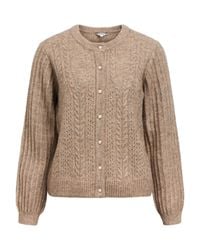 Object - Strickjacke Objflora - Lyst